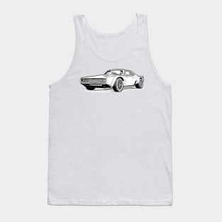 Charger FF Wireframe Tank Top